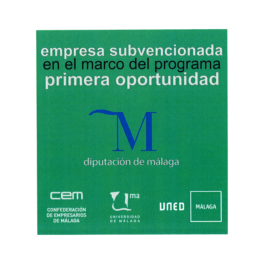 Empresa subvencionada en el marco del programa Primera Oportunidad - Diputación de Málaga